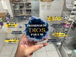 UV DTF - GLASS CAN WRAP (MENSAJES DE DIOS)